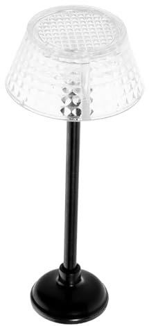 BESPORTBLE Puppenhaus Stehlampe Led Lampe Miniatur Beleuchtung FüR DIY MöBel Modell, Wohnzimmer Und Schlafzimmer Dekoration, Kunststoff Mit Modernem Design