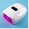 UV Nail Lamp, LED UV Nail Lamp Wireless LED UV Nail Lamp Professional Cordless Rechargeable Nail Drying Manicure Machine 96W Lamp for Portable Gel Polish Cure,for Gel Nails(Bianco)