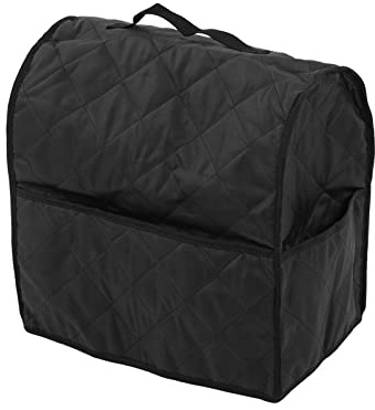 OVAQUIXI Stand Mixer Cover with Pockets and Handle | Appliance dust shield, quilted polyester pongee fabric, large front and side pockets, for kitchen essentials storage