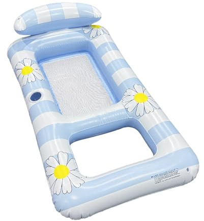 Pool-Inflatables für Erwachsene Aufblasbare Schwimmliege mit integrierter