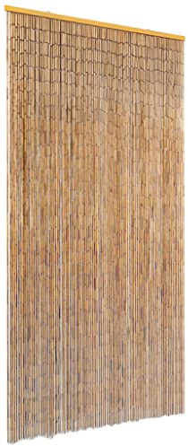 AJJHUUKI Decor-Traitements de fenêtres-Moustiquaire Rideau de porte en bambou 90 x 220 cm