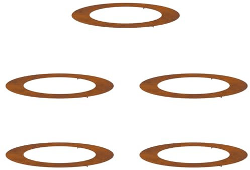 vidaXL Pot de Fleurs en Acier corten Acier corten Grand