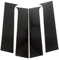 YLWDKORR Garniture Pilier Fenêtre Porte pour P&eugeot 207 1998-2012 Garniture Couverture de Montant de Colonne B C fenêtre portière Voiture