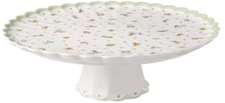 Villeroy & Boch - Easter Delight Kuchenplatte grün, Tortenplatte Ostern für Kuchen und Torten, Oster Servierplatte, Serviertablett, Servierteller, Tortenteller, Geschirr, Premium Porzellan