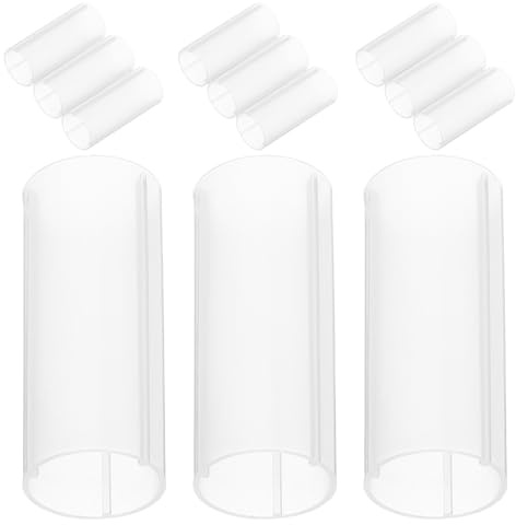 JOINPAYA 30pcs Plastic Battery Protective Sleeve Tube Holder Cover for Aaa Batteries with Heat Insulation and Easy Installation Simple and Elegant Design and Organised Use