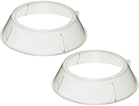 KitchenCraft Microwave Plate Stacking Rings, Set of 2
