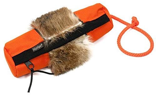 Mystique Snackdummy Futterdummy mit Fell (klein, orange)