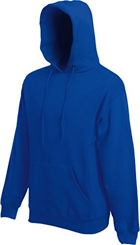 Fruit of the Loom Herren Kapuzenpullover, Blau (Königsblau), Small