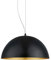 EGLO Pendellampe Gaetano 1, 1 flammige Pendelleuchte, Hängelampe aus Stahl, Farbe: Schwarz, gold, Fassung: E27, Ø: 38 cm