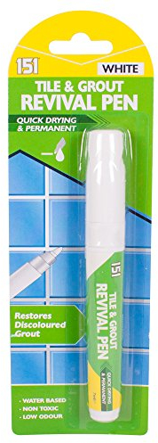 Tile & Mörtel Revival Pen weiß – schnelltrocknend & Permanent (4 Pack)