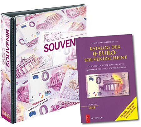 LINDNER PUBLICA M Zubehör für Euro Souvenir 0-EURO-Souvenirscheine - Zur Auswahl (Album mit Katalog)