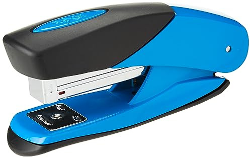 Rexel Choices Matador Half Strip Stapler, 25 Sheet Capacity, Uses 24/6 and 26/6 Staples, Metal Body, Blue, 2115689