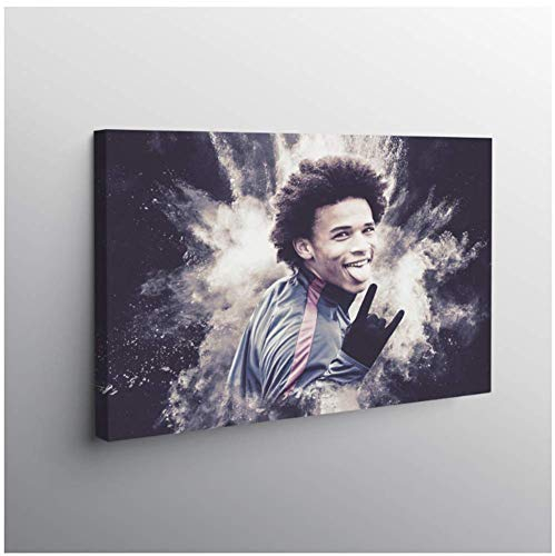 WTHKL Leroy Sane Leinwand Malerei Poster Wandkunst Drucke für Zuhause Wanddekoration -20x28 Zoll ohne Rahmen 1 PCS