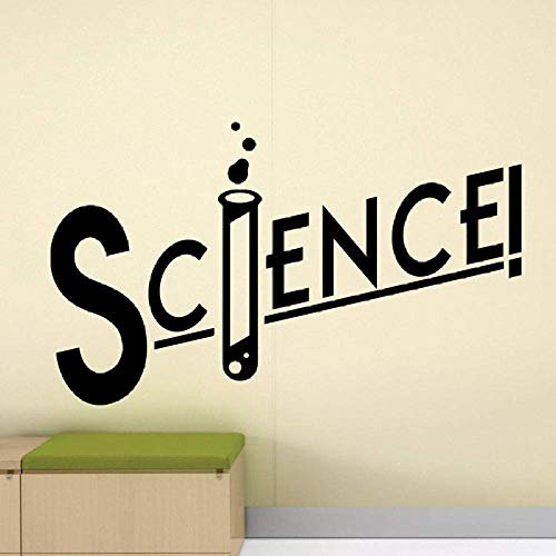 Wall Stickers Science Sign Classroom Poster Wall Art Sticker Chemistry Decor Teens Room Bedroom Decals Home Decoration 57 * 34Cm