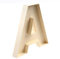Handgefertigter Holz-Buchstabe A, befüllbarer Briefkasten A-Z, hohle Buchstaben