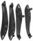 4 Stück Autoinnentür Türgriff Zierleiste Fit für F30 F32 F34 F82 Linkslenker 51417279311