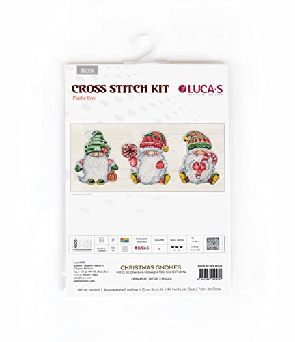 LUCA-S QUALITY FOR EVERYONE Toys Cross Stitch Kits - Christmas Gnomes JK030