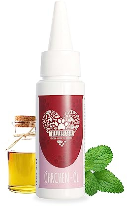 TIERLIEBHABER – Öhrchen Öl zur Reinigung & Pflege von sensiblen Hundeohren – Ohrenpflege für Hunde mit natürlichen Inhaltsstoffen – Ohrreiniger entfernt Schmutz und Ohrenschmalz (50 ml)