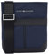 Tommy Hilfiger Herren Umhängetasche TH Elevated Nylon Mini Crossover Klein, Blau (Space Blue), Einheitsgröße