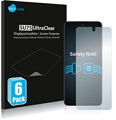 Savvies 6 Stück Schutzfolie für Motorola Moto G32 Displayschutz-Folie Ultra-Transparent
