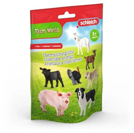 Schleich Farm World Überraschungsspielzeug für Kinder mit Mystery Farm Animal Figur