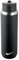 Nike Unisex - Adult SS Recharge Straw Bottle 24 oz Water Bottle, Black/White, 709 ml