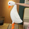 Fortuning's JDS Plüschtier Gans Weiße Gans Plüschtier Kissen Gans Spielzeug, Tier Plüschpuppe für Geburtstagsgeschenk, Niedliche Plüschtiere Kissen Gans Kuschelkissen 25,5 Zoll