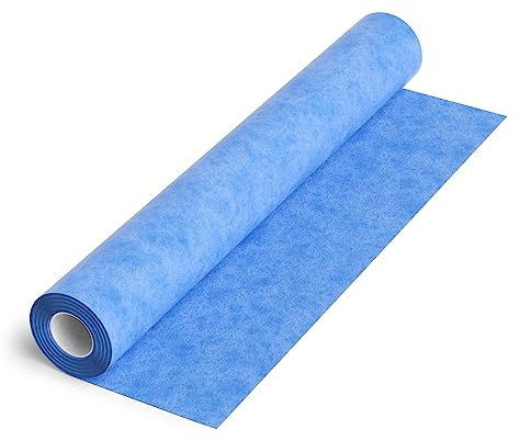 Isolbau 5m Dichtbahn Abdichtbahn zur Abdichtung von Wand und Boden Wasserdicht Entkopplungsmatte Duschelement Fußbodenheizung-geeignet MPA Zertifiziert