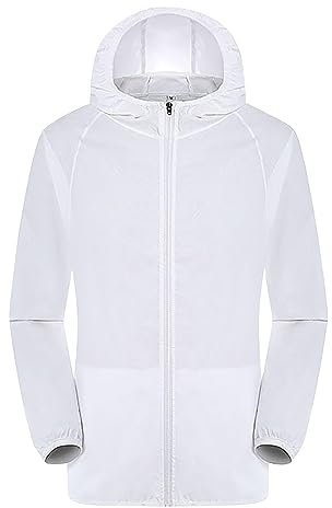 Cocila Ladies Windproof Rain Jacket Women's Waterproof Lined Rain Jacket Outdoor Hoodie Overcoat Solid Casual Climbing Jackets for Women UK