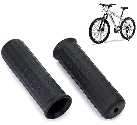 XoeLLe 2 Stücke Fahrradgriffe, Ergonomisch Lenkergriffe Gummipuffe rutschfest lenkergriffe, Innendurchmesser 30mm, Länge 12cm für e Bike, Scooter, BMX UVM, erhöhter Fahrspaß, schnelle Montage
