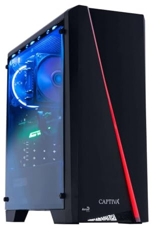 Captiva PC Highend Gaming R73-876 I AMD R5 5500 I Mainboard A520M I 32GB DDR4 RAM I RTX 4070 12GB I 1TB M.2 SSD I Windows 11 Home