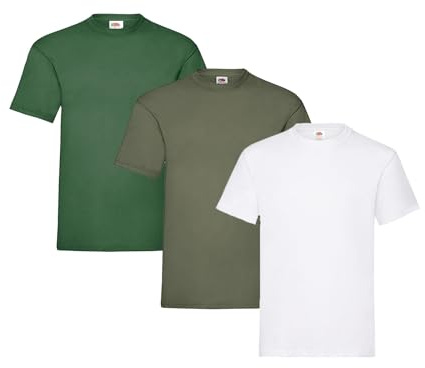 Fruit of the Loom Men's Heavy T-Shirt Pack of 3