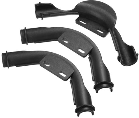 PATIKIL 1 PEX-Rohrbogenstütze, 3er-Pack PPR-Kunststoffrohr 90-Grad-Bogenstütze für Kupfer-PEX-Rohre, Schwarz