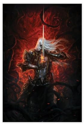 AAVEDA Castlevania Leinwand-Poster, Wandkunst, Dekordruck, Gemälde für Wohnzimmer, Schlafzimmer, Dekoration, ungerahmt, 30 x 45 cm