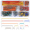 560 Stk Breadboard Jumper Kabel Kit, Steckbrett Steckbrücken Drahtbrücken Jumper Wires Sortiment Set für Breadboard Elektronik, 14 Verschiedene Längen.