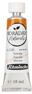Schmincke - Horadam Naturals, Kamala, 15 ml, 26220006, feinste vegane Wasserfarbe, natürliche Pigmente, Verbindung Aquarell & Gouache, Tube