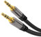 KabelDirekt – Klinkenkabel, Aux Kabel & Audio 3.5mm Kabel – 2x 1,5m Klinkenkabel – Erhältlich in 0,3m bis 10m – Geeignet für Kopfhörer – Handy – PC & Laptop Audio – Auto – HiFi – Stereo, schwarz