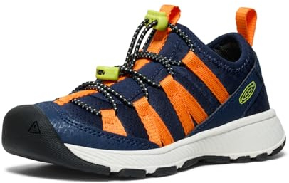 KEEN Unisex Kinder MOTOZOA Sneaker Sandale MARINEAKADEMIE/HELLE RINGELBLUME 27/28