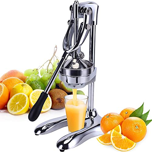 Spremiagrumi Professionale, Estrattore Di Succo Manuale Manuale, Spremiagrumi Commerciale In Acciaio Inossidabile, Frantoio Per Frutta Di Grande Diametro Per Limone Fresco E Melograno