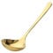 Cucharaditas de oro - Cucharada grande de acero inoxidable, cucharas de postre doradas | cucharadas de cena plateadas de cocina sostenible, cucharadas de cereales sopas Soba Plus