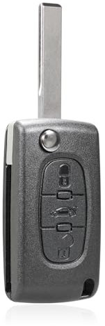 Unifizz 433M-H-z 3 Pulsanti Auto Telecomando Guscio di Ricambio con Chip ID46 per Peugeot per Citroen per Berlingo