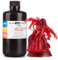 ELEGOO ABS-Like Resin 3.0 Plus, Verbessertes 3D-Drucker Photopolymer Harz, Höhere Hitzebeständigkeit, Schnelle Aushärtung, Hohe Präzision, Nicht Spröde, Klarrot 1000g