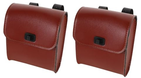 SOLUSTRE 2stücke Motorcycle Tool Bag wasserdichte Satteltasche Minimalistischer Aufbewahrung Organizer Für Motorradzubehör Praktische Installation Für Fahrten