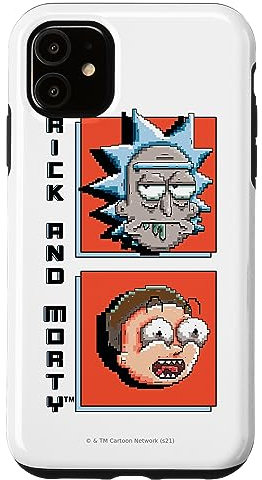 iPhone 11 Rick and Morty Pixelated Rick and Morty Case