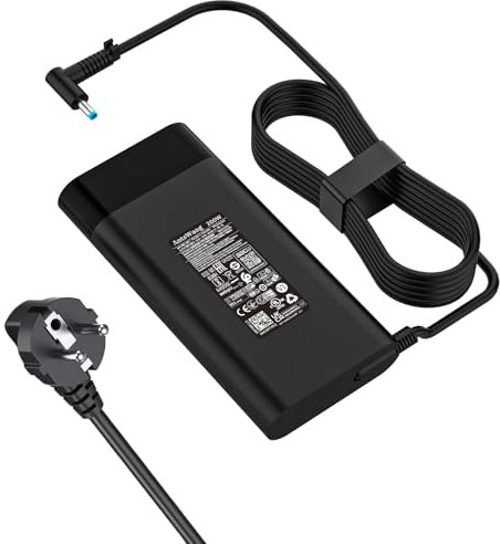 200W 19.5V 10.3A Laptop Ladegerät passend für HP Omen Pavilion Gaming Laptop 15 16 17 15t 17t ZBook Fury Create Studio 15 17 G3 G4 G5 G6 G7 G8 G9 TPN-DA10 ADP-200HB B L00818-850 L00895-003 Netzadapter