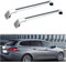 SSCOR Auto Dachgepäckträger Für Peugeot 308 SW 2007-2019,Anti Rost Abschließbar Dachreling Rack,Verstellbare Gepäcktransport Relingträger Ersatzteile,B/Sliver