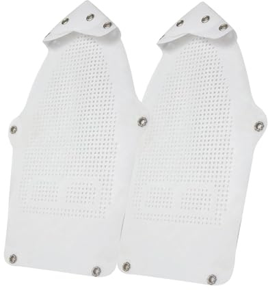 2 Piece - Cover Iron Shoe Used for Electric Iron Clothes Protector When Ironing - Prevents Burn, Sticking,Easy Installation Sole Plate Accessory