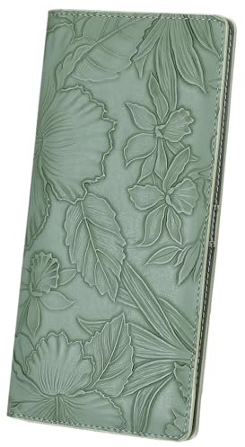 FALAN MULE Leather Women's Wallets, Multi-Function Slim Bifold Zipper Clutch Purse with ID Window, Large Capacity Card Holder with RFID Blocking