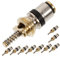 TOPBATHY 10 Pièces Aiguille De Soupape De Climatiseur Air Cœur Pression Voiture Haut Chargement Pour Pièce De Véhicule Kit De Noyau De Valve De Climatisation Obus De Valve Ca Cuivre Doré