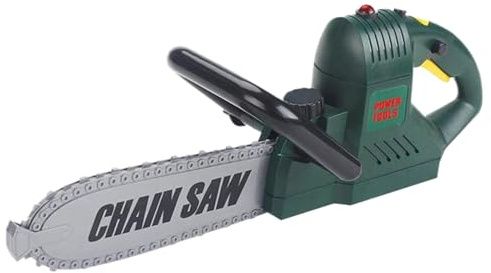 Jorzer Kids Chainsaw 1: 1 Escala de Juguetes Realista Batería Educativa Educativa Juega Juega ABS Prop, Regalos para niños, Juegos de Juguetes Verdes